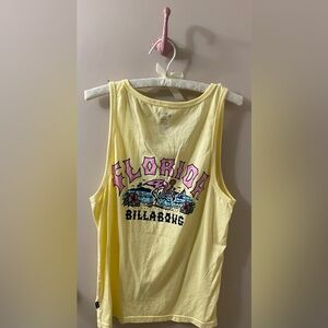 Billabong Florida Yellow Tank Top